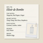 27 87 Elixir de Bombe fragrance profile card