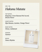 27 87 Hakuna Matata fragrance profile card