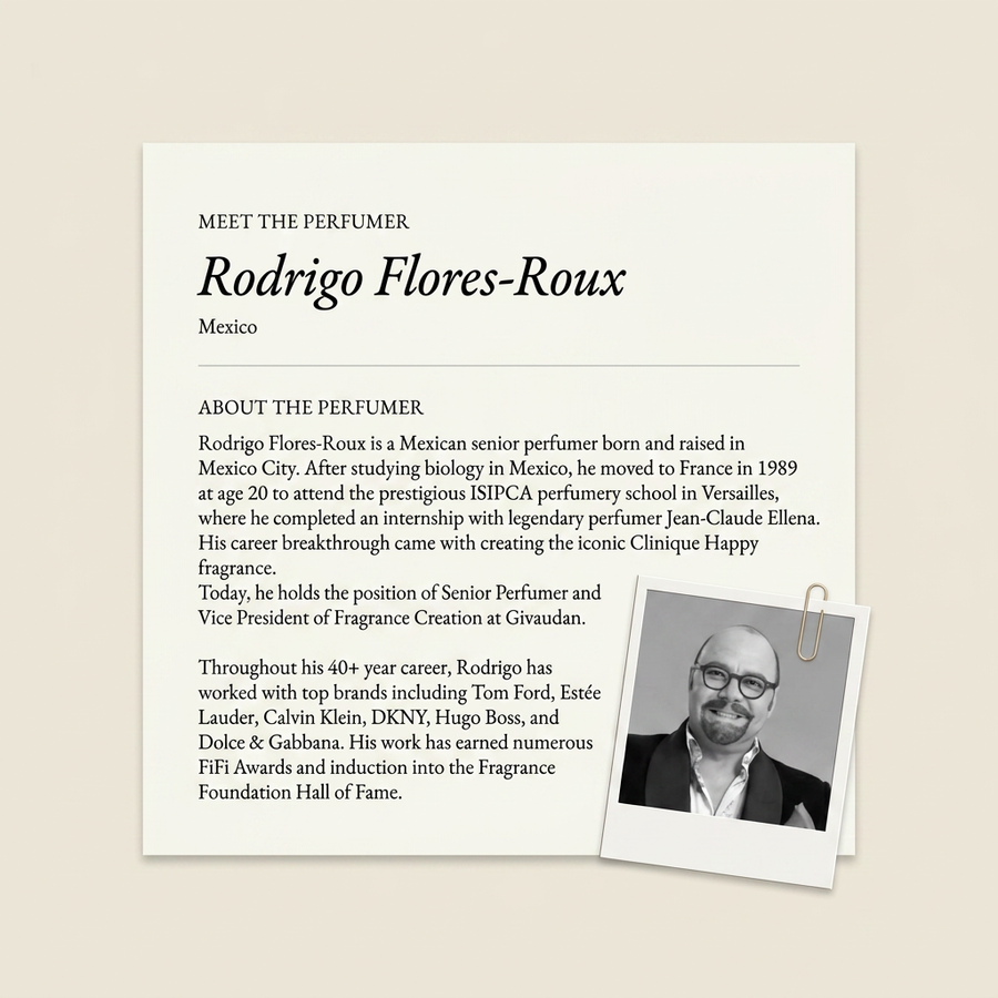 Rodrigo Flores-Roux perfumer profile