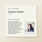 Daniela Andrier perfumer profile
