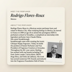 Rodrigo Flores-Roux perfumer profile