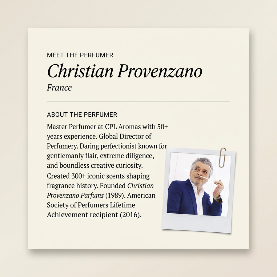 Christian Provenzano perfumer profile