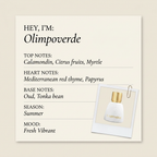 Agatho Parfum Olimpoverde fragrance profile card