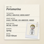 Agatho Parfum Portamarina fragrance profile card