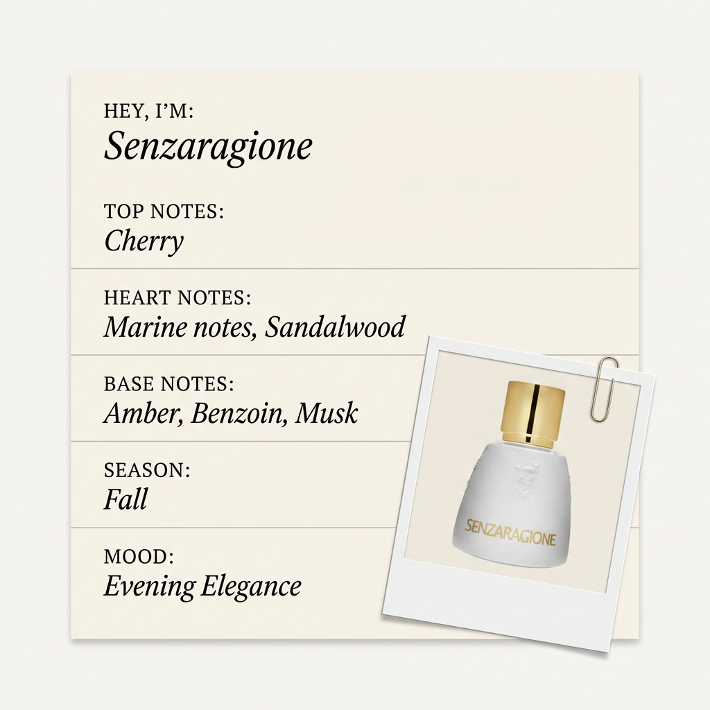 Agatho Parfum Senzaragione fragrance profile card
