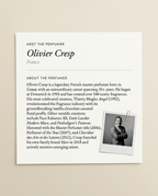 Olivier Cresp perfumer profile