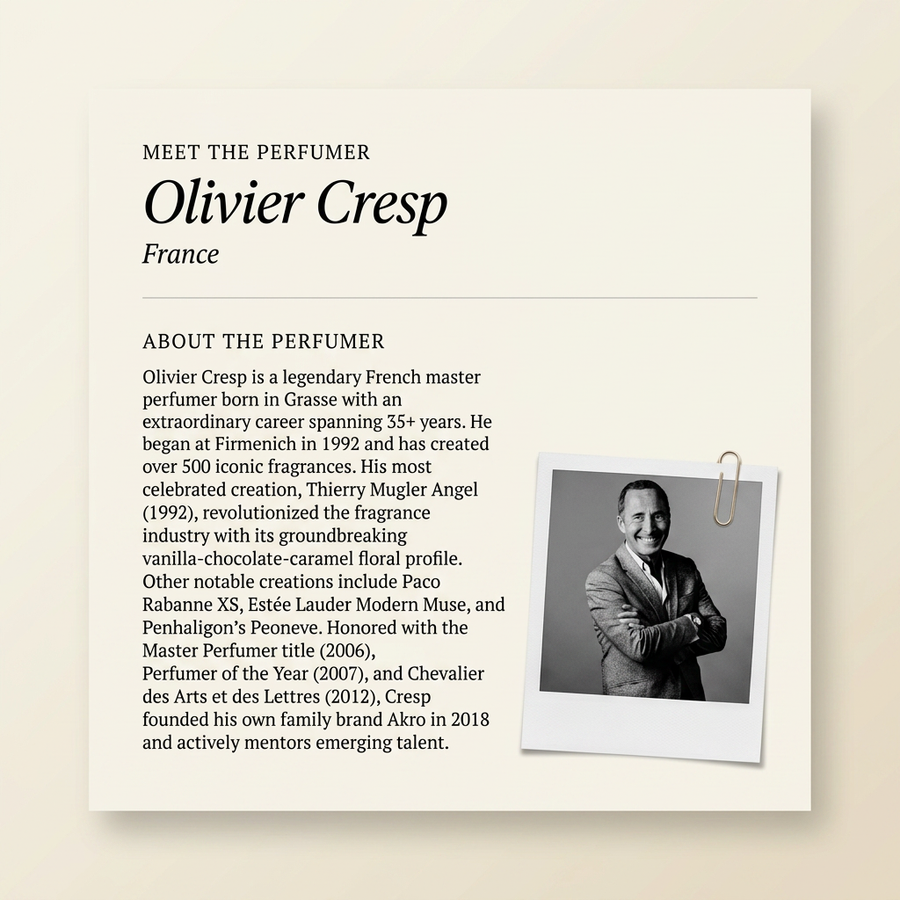 Olivier Cresp perfumer profile