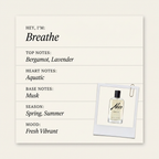 AKRO Fragrances Breathe fragrance profile card