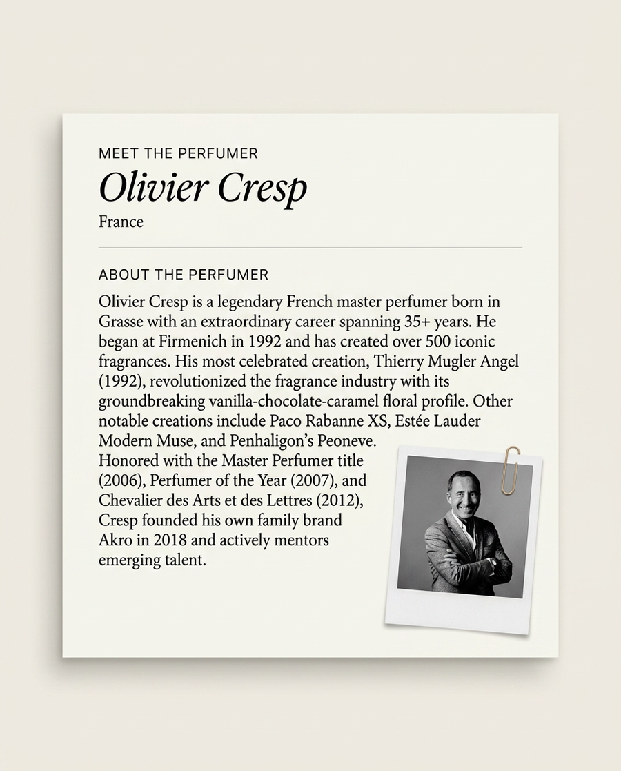 Olivier Cresp perfumer profile