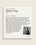 Olivier Cresp perfumer profile