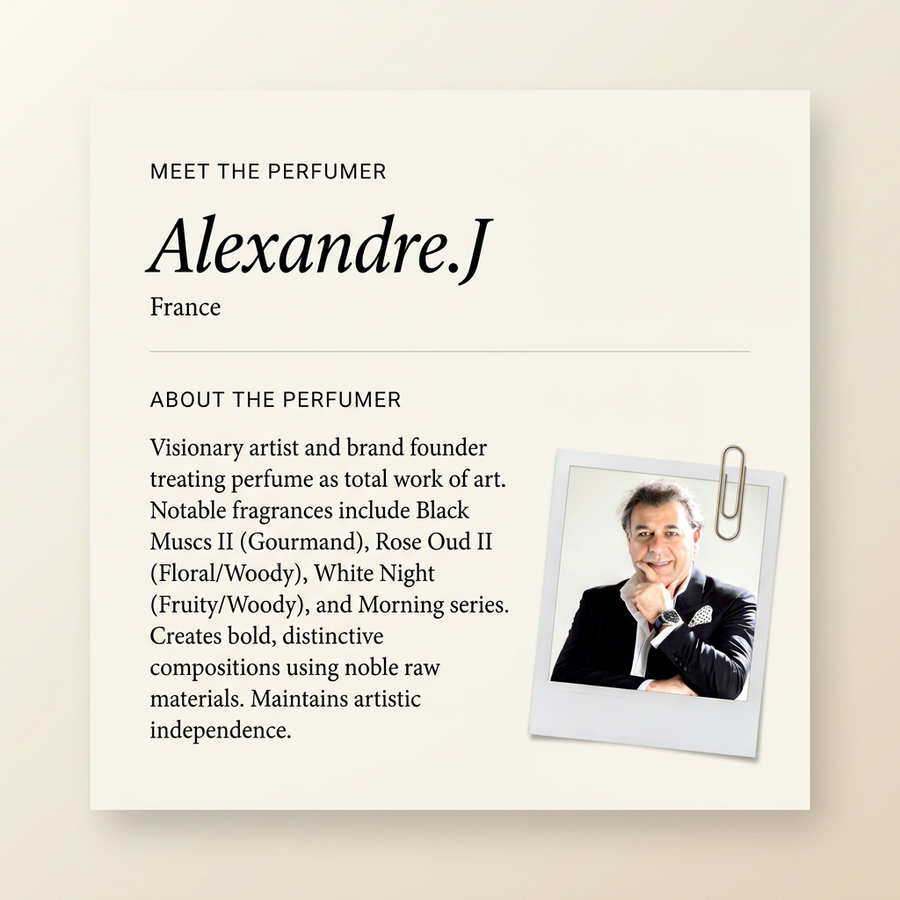 Alexandre.J perfumer profile
