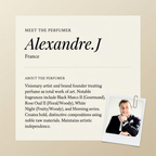 Alexandre.J perfumer profile