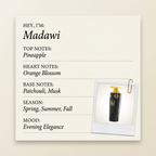 Arabian Oud Madawi fragrance profile card