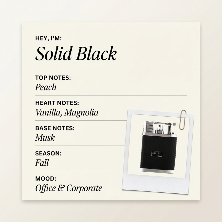 Arabian Oud Solid Black fragrance profile card