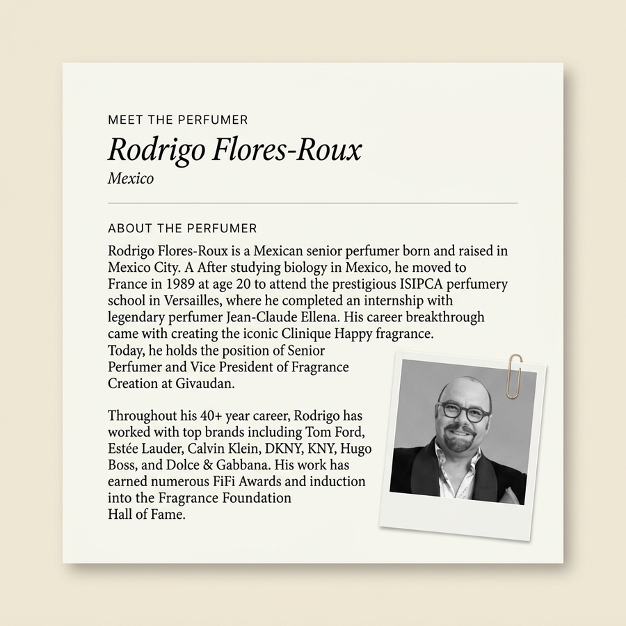 Rodrigo Flores-Roux perfumer profile