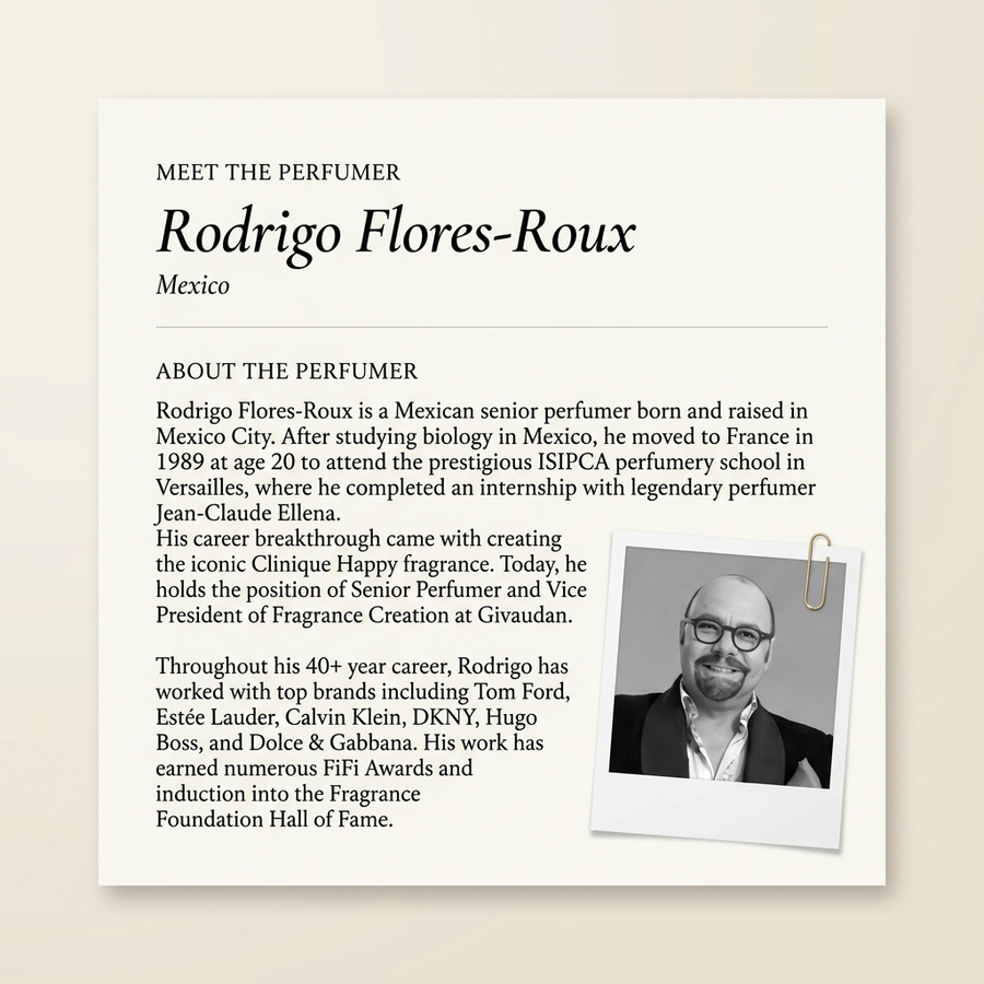 Rodrigo Flores-Roux perfumer profile