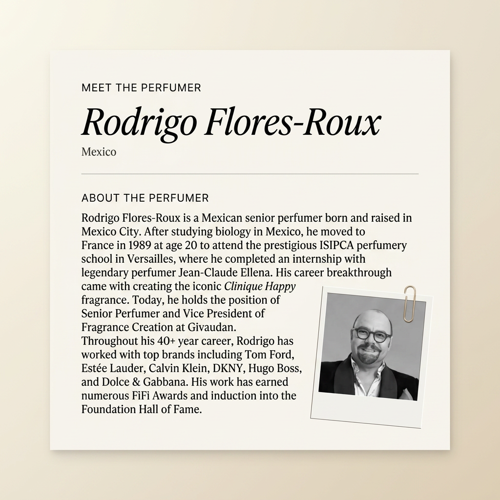 Rodrigo Flores-Roux perfumer profile
