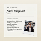 Julien Rasquinet perfumer profile