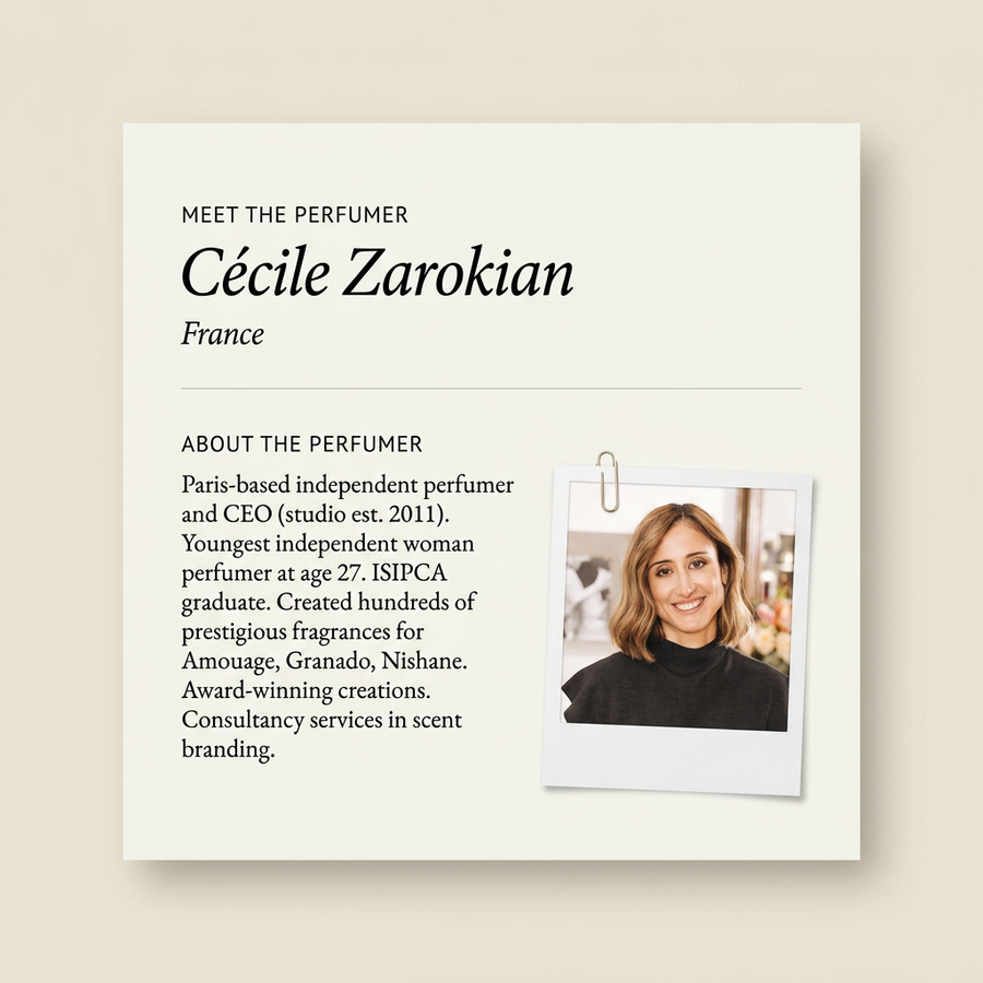 Cécile Zarokian perfumer profile