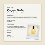 Astrophil & Stella Sweet Pulp fragrance profile card