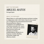 MIGUEL MATOS perfumer profile