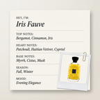 Atelier Des Ors Iris Fauve fragrance profile card
