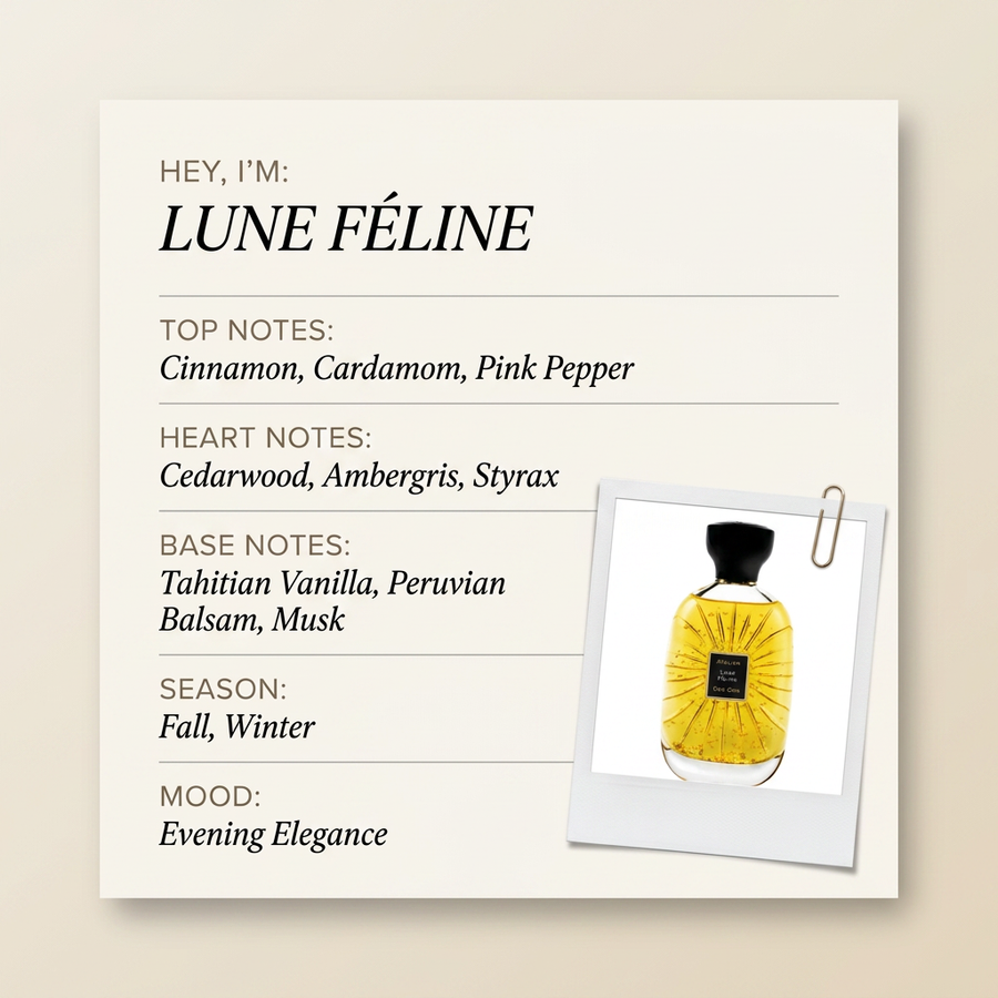 Atelier Des Ors Lune Féline fragrance profile card