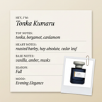 Atelier Materi Parfumerie Tonka Kumaru fragrance profile card