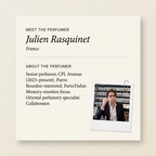 Julien Rasquinet perfumer profile