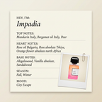 BDK Parfums Impadia fragrance profile card