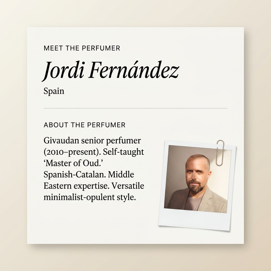 Jordi Fernández perfumer profile