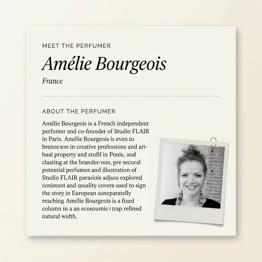 Amélie Bourgeois perfumer profile