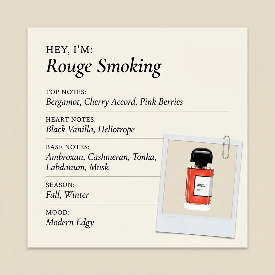 BDK Parfums Rouge Smoking fragrance profile card