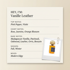 BDK Parfums Vanille Leather fragrance profile card