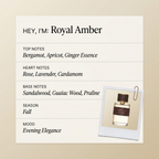 Birkholz Royal Amber fragrance profile card