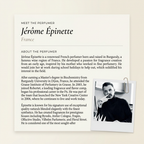 Jérôme Épinette perfumer profile