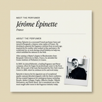 Jérôme Épinette perfumer profile