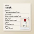 Björk and Berries Mareld fragrance profile card