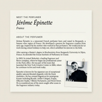 Jérôme Épinette perfumer profile