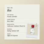 Björk and Berries Ros fragrance profile card