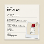 Björk and Berries Vanilla Veil fragrance profile card
