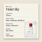 Björk and Berries Violet Sky fragrance profile card