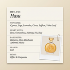 Boadicea The Victorious Hasu fragrance profile card