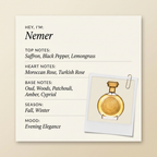 Boadicea The Victorious Nemer fragrance profile card