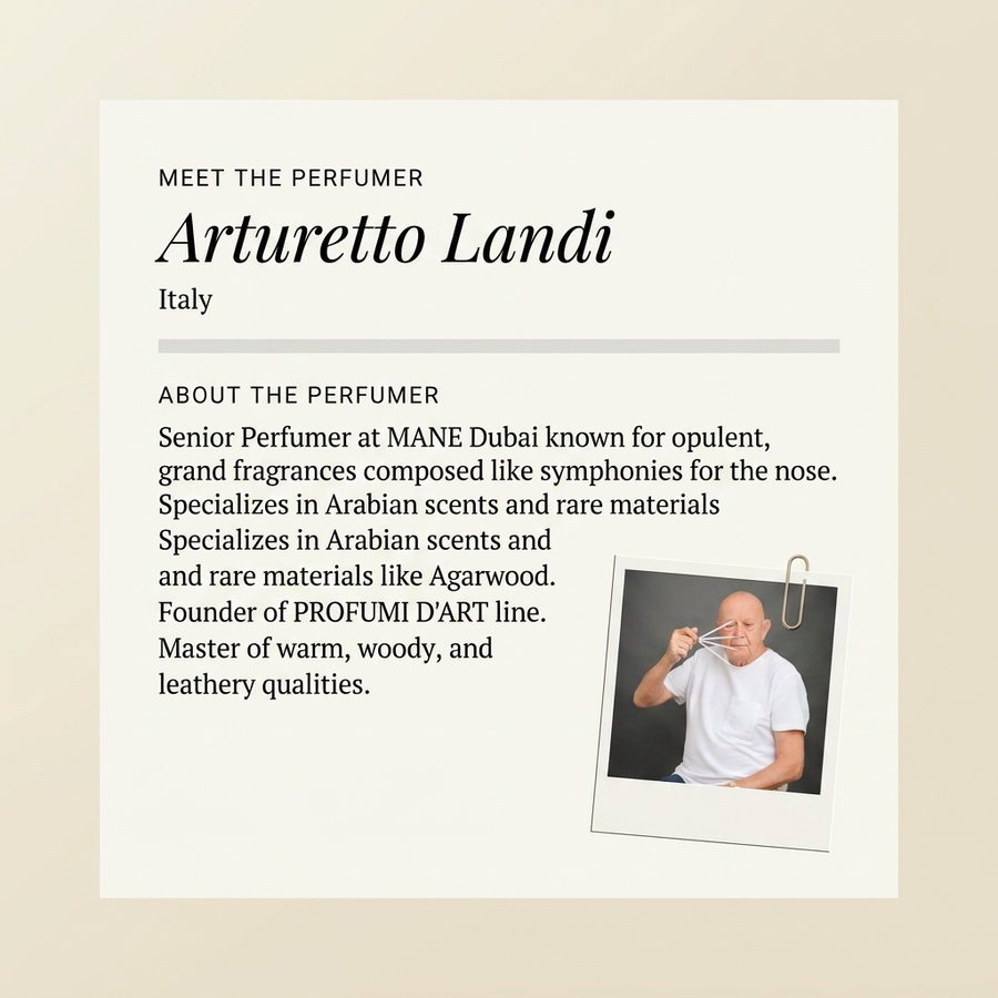 Arturetto Landi perfumer profile