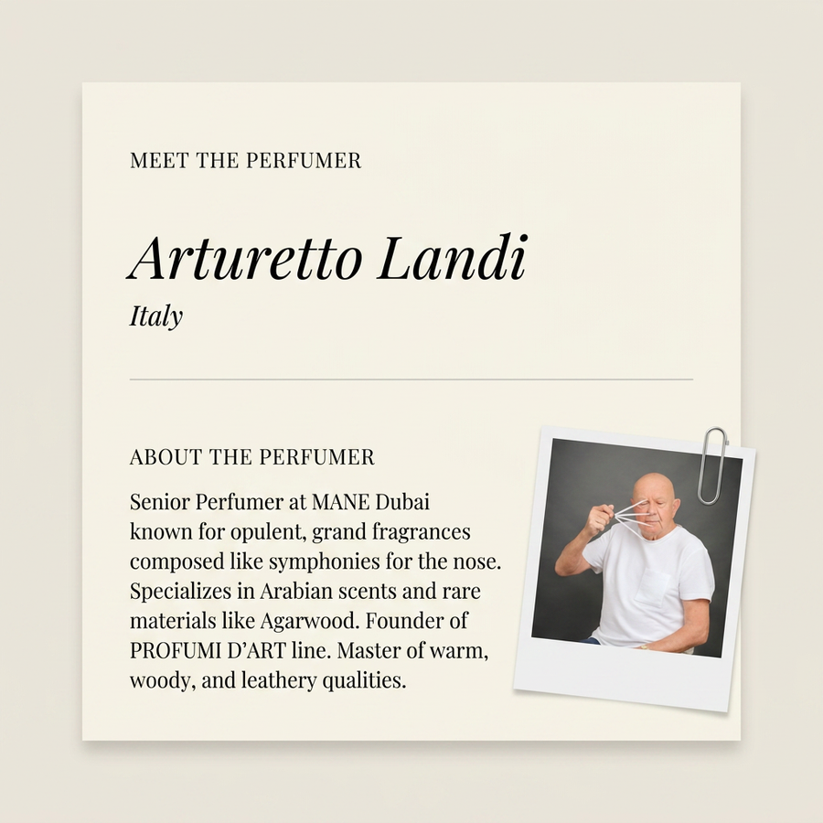 Arturetto Landi perfumer profile
