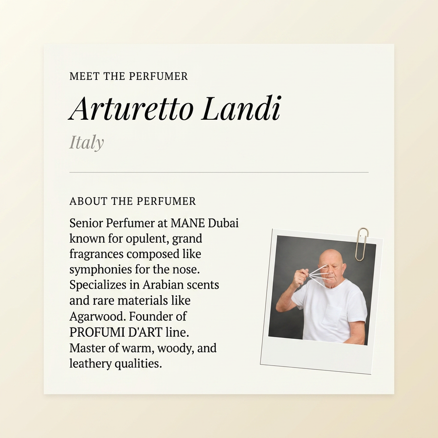 Arturetto Landi perfumer profile