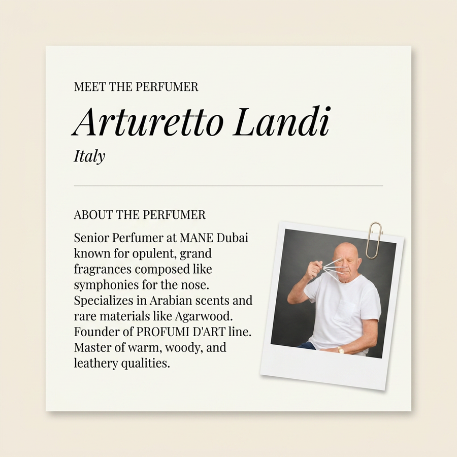 Arturetto Landi perfumer profile