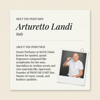 Arturetto Landi perfumer profile