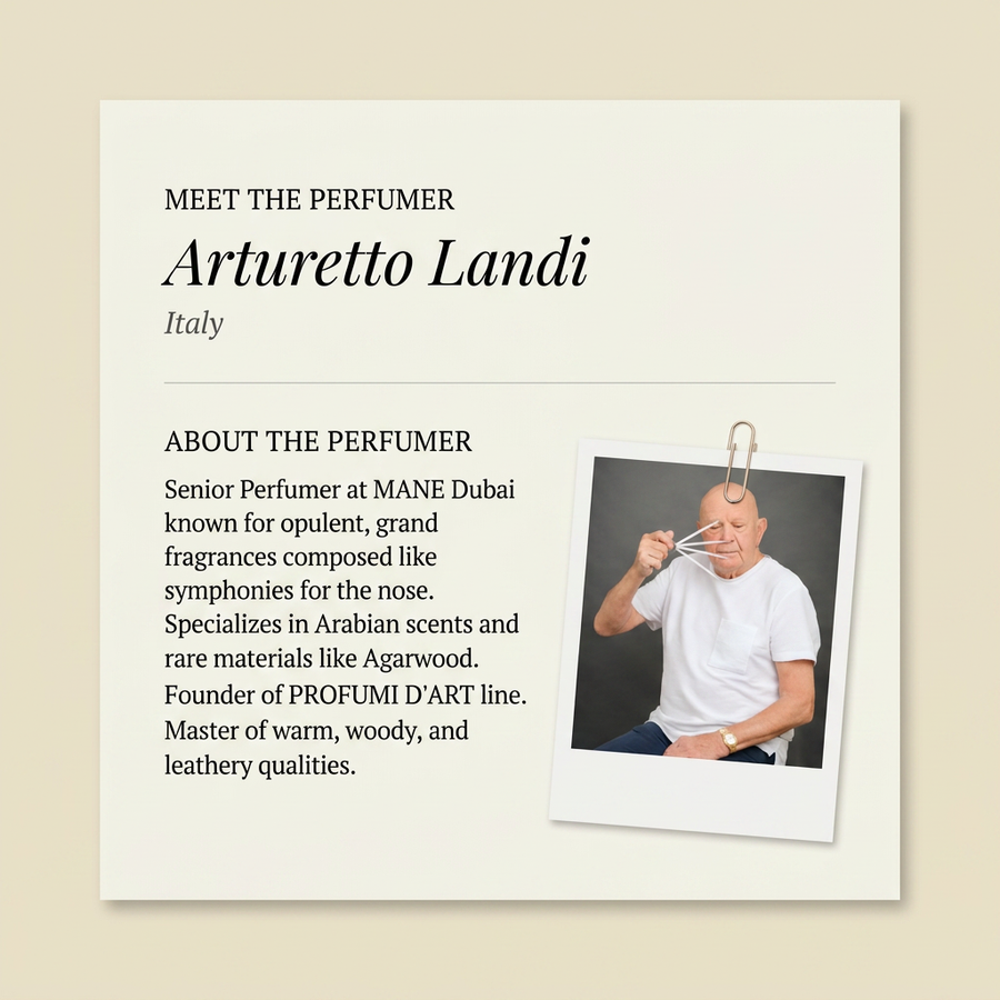 Arturetto Landi perfumer profile